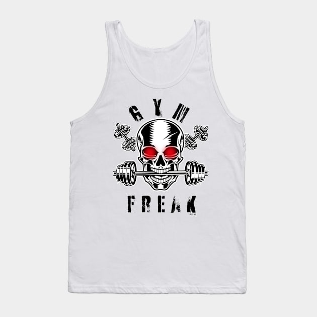 Gym freak Tank Top by Aphro art design 